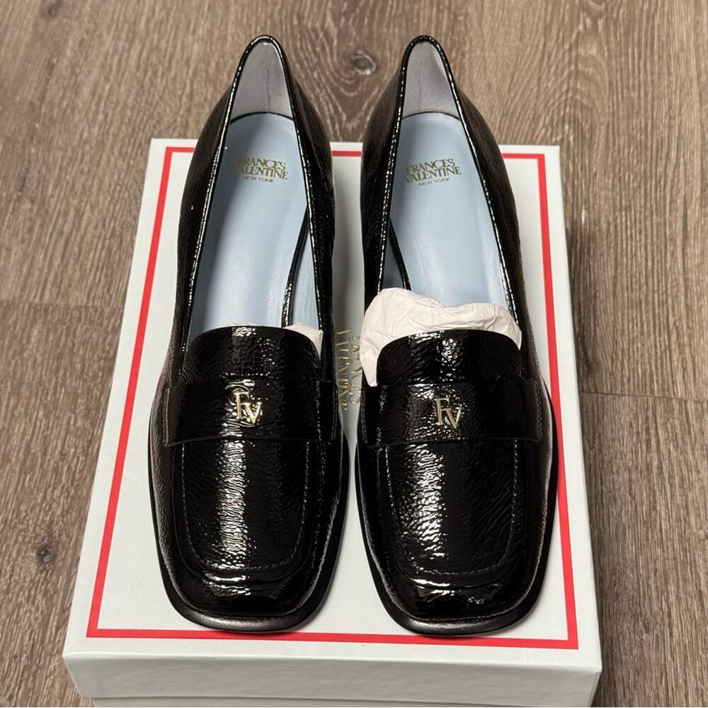 Frances Valentine Twiggy Loafer Crinkle Soft Patent - Picture 3 of 7